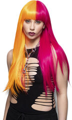 Fever Manic Panic Candy Pop Diva Downtown Diva parukas Oranž/roosa hind ja info | Juuste aksessuaarid | kaup24.ee