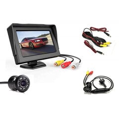 Auto Pearl 2-in-1 LCD-ekraaniga parkimiskaamera hind ja info | Parkimisabi süsteemid | kaup24.ee