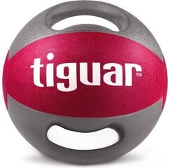 Võimlemispall käepidemetega Tiguar, 9 kg, punane цена и информация | Гимнастические мячи | kaup24.ee