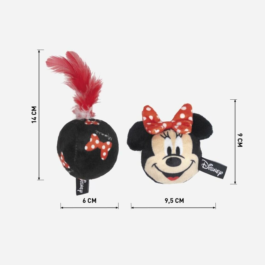 Mänguasi kassidele Minnie Mouse, 2 tk цена и информация | Mänguasjad kassidele | kaup24.ee