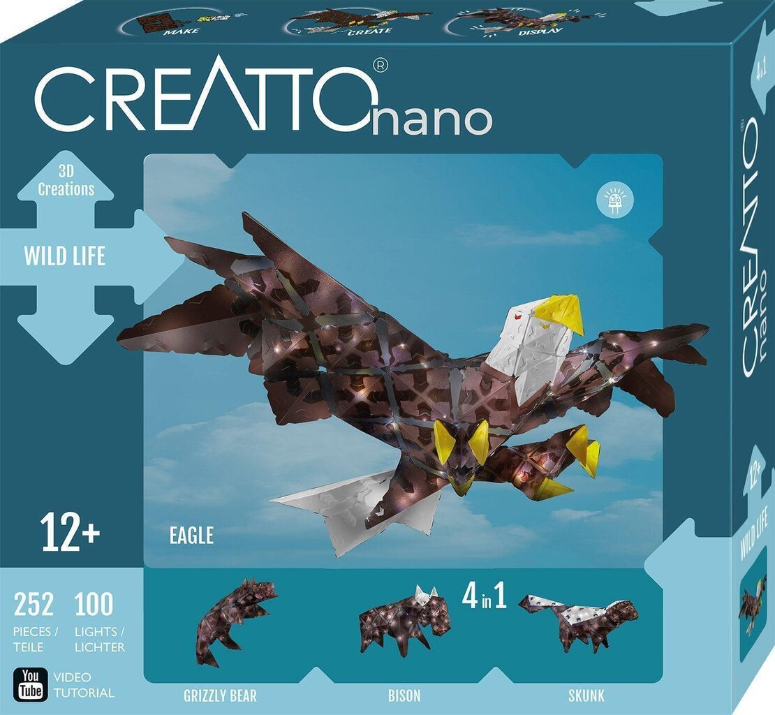 Loominguline komplekt Creatto Wild Life hind ja info | Arendavad mänguasjad | kaup24.ee