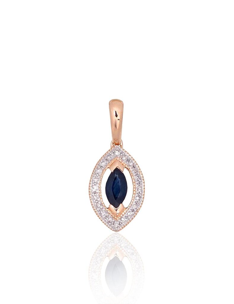 Kullast ripats teemantidega Diamond Sky "Alexandria VI" DS01K632 цена и информация | Kaelakeed | kaup24.ee