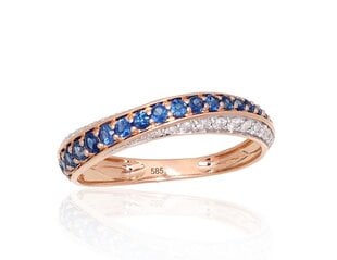 Золотое кольцо с бриллиантами "Роксана V" DS01G675 цена и информация | Кольцо | kaup24.ee