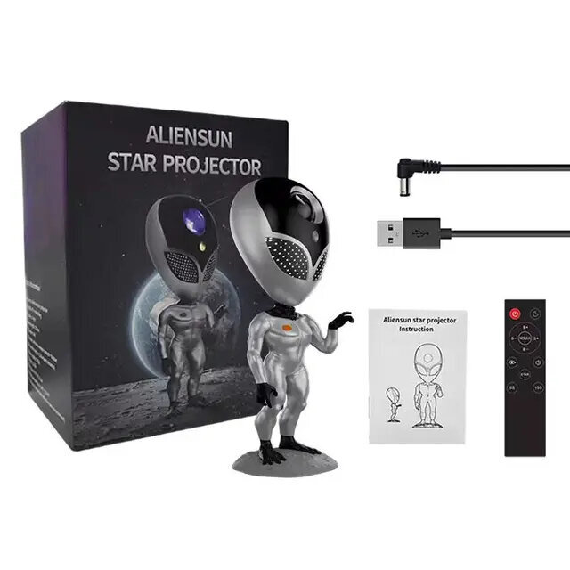 Projektor Alien Starry Night Lamp helisalvestusfunktsiooniga hind ja info | Peokaunistused | kaup24.ee