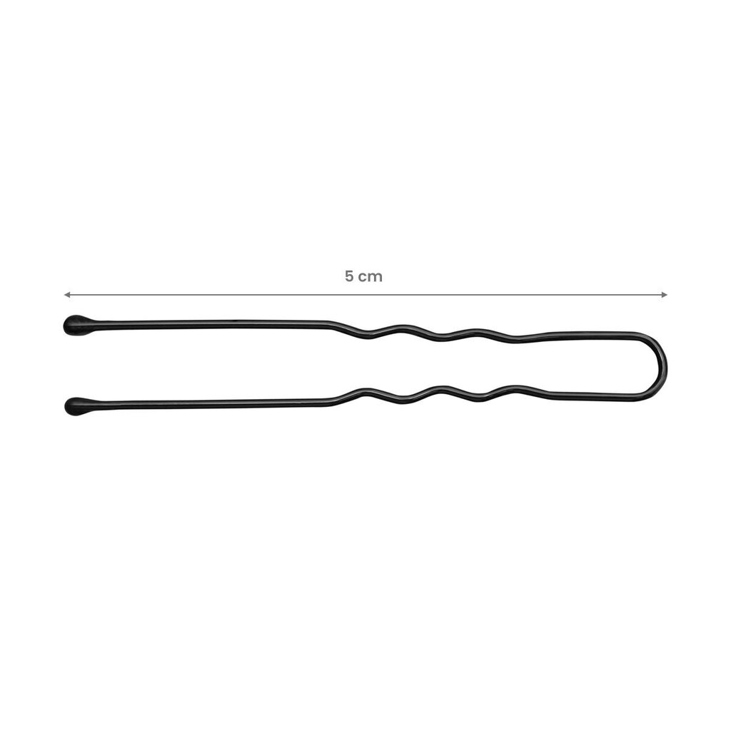 Juuksurikrae E-65 300 tk. 5 cm mustad hind ja info | Juuste aksessuaarid | kaup24.ee