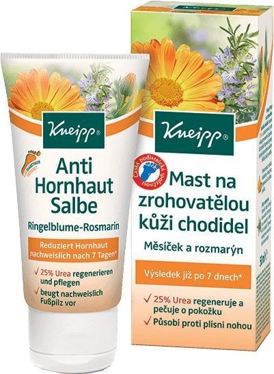 Paksendite vastane jalakreem Kneipp, 50ml hind ja info | Kehakreemid, losjoonid | kaup24.ee