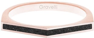 Gravelli Betooniga sõrmus Two Side pronks / antratsiit GJRWRGA122 hind ja info | Sõrmused | kaup24.ee