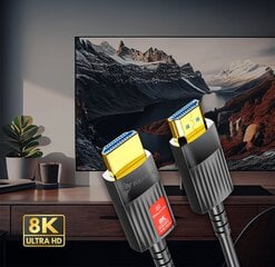 REAGLE HDMI 2.1 optiline 48Gbps AOC 8K 60HZ 4K 120HZ HDR kaabel 20M цена и информация | Аксессуары для корпусов | kaup24.ee