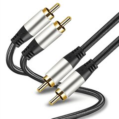 Reagle OFC HQ AUDIO RCA 2X RCA - 2XRCA CHINCH 2M kaabel цена и информация | Аксессуары для корпусов | kaup24.ee