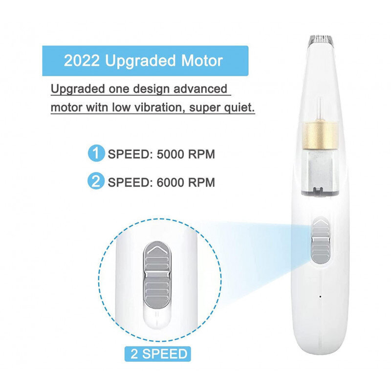 Mini elektriline UV-valgusega koera käpa karvaeemaldaja hind ja info | Hooldusvahendid loomadele | kaup24.ee
