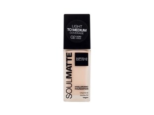 Jumestuskreem Gabriella Salvete Soulmatte Hyaluronic Foundation, 02 Cold Ivory, 30 ml hind ja info | Jumestuskreemid, puudrid | kaup24.ee