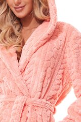 Naiste hommikumantel, roosa цена и информация | Женские халаты | kaup24.ee