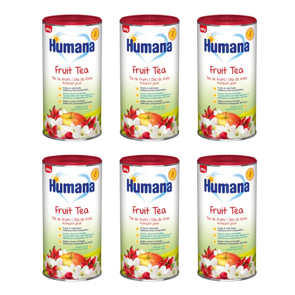 Puuviljatee Humana, 6x200 g hind ja info | Snäkid, joogid lastele | kaup24.ee