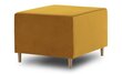 Jalatugi Puff Decorates 64x55 cm, Kollane hind ja info | Kott-toolid, tumbad, järid | kaup24.ee