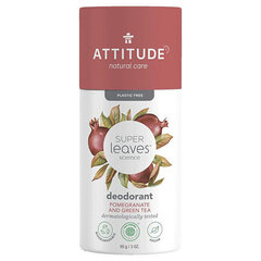 Looduslik tahke deodorant Super Leaves granaatõuna ja rohelise tee, 85 g цена и информация | Дезодоранты | kaup24.ee