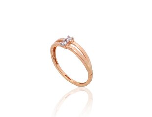 Золотое кольцо "Прекрасный Сон IV" DS01G654 цена и информация | Кольцо | kaup24.ee