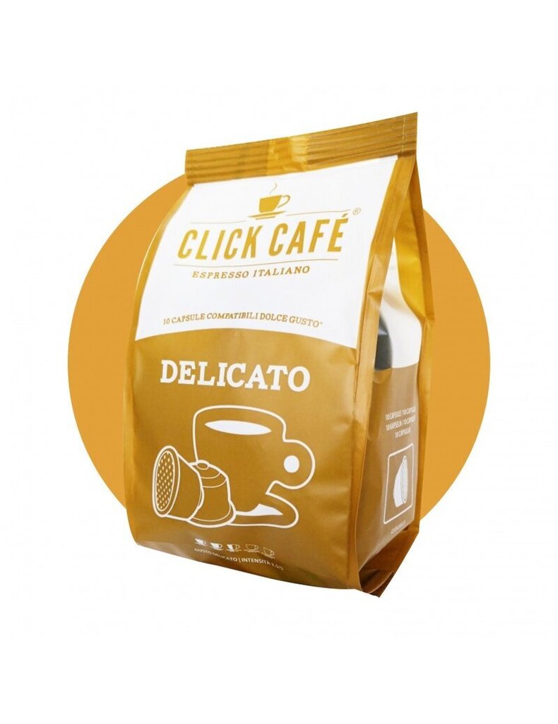 Kohvikapslid Clickcafe Delicato, kohvimasinatele Dolce Gusto, 100 tk. цена и информация | Kohv, kakao | kaup24.ee