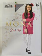 Колготки для девочек с 3D рисунком Mona Boni 03, 60 den цена и информация | Носки, колготки для девочек | kaup24.ee