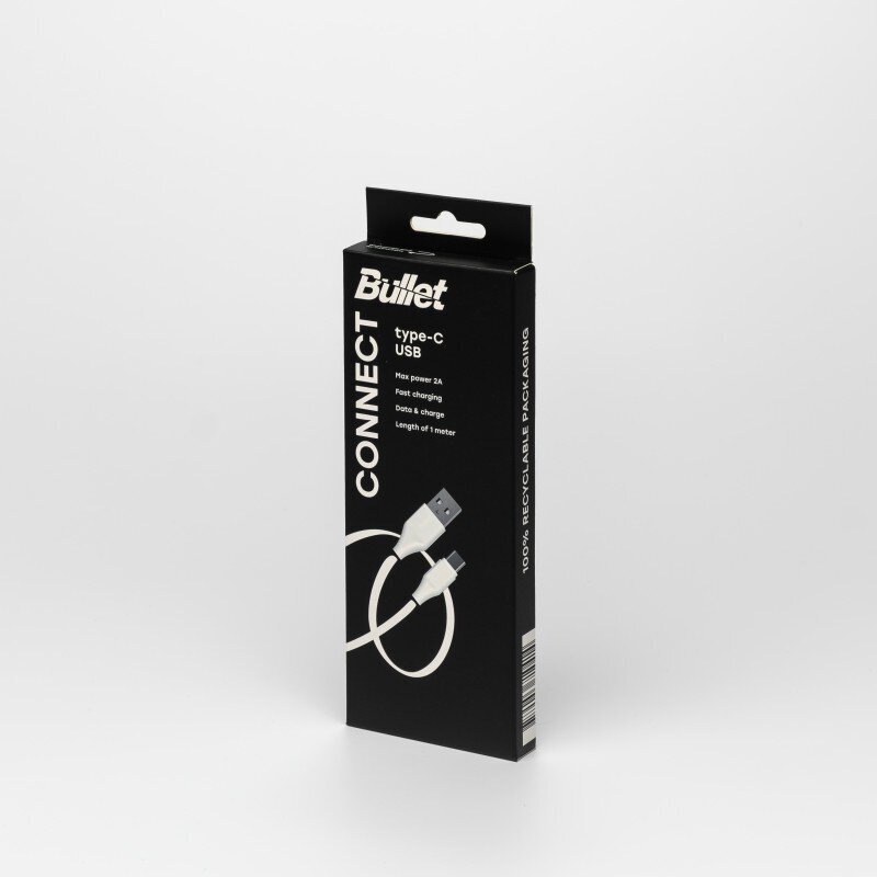 Bullet kaabel Type C - USB, 1m hind ja info | Mobiiltelefonide kaablid | kaup24.ee