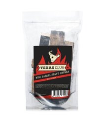 Texas Club tammepuust suitsutusplokid, 400 g цена и информация | Древесный уголь, брикеты, средства для розжига | kaup24.ee