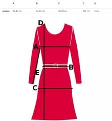 Kleit naistele 14930, beež hind ja info | Kleidid | kaup24.ee