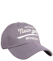 Вышитая бейсболка, украшенная надписью NEW YORK. цена и информация | Женские шапки | kaup24.ee