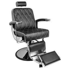 Профессиональное барберское кресло для парикмахерских и салонов красоты GABBIANO IMPERIAL, черного цвета цена и информация | Мебель для салонов красоты | kaup24.ee