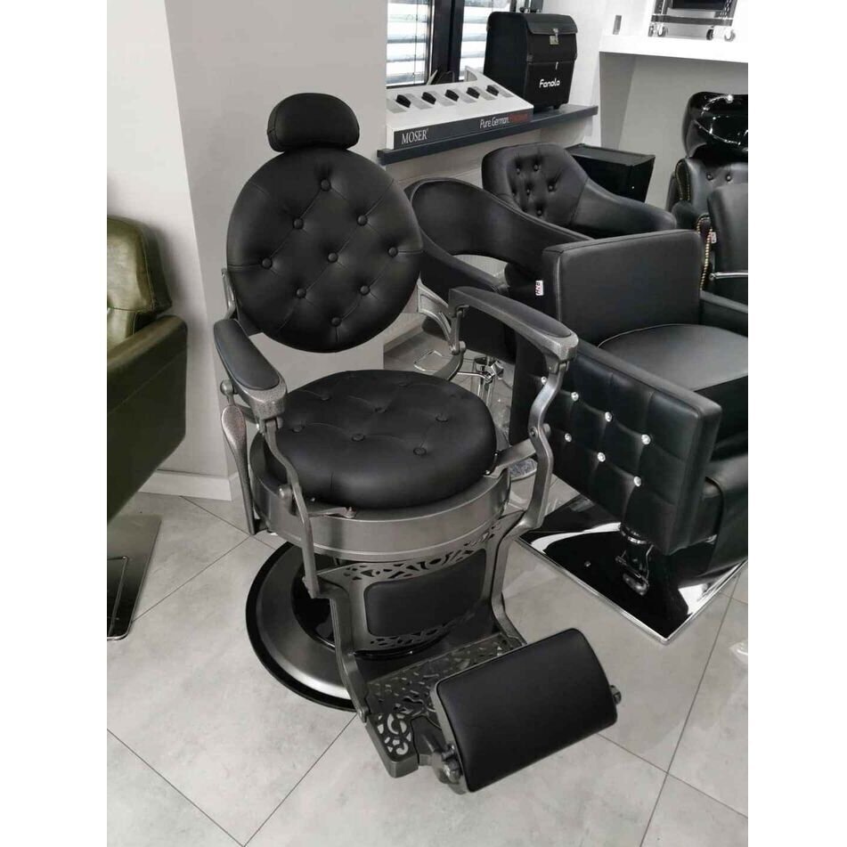 Professionaalne juuksuritooli Gabbiano Giulio, must hind ja info | Ilusalongi mööbel | kaup24.ee