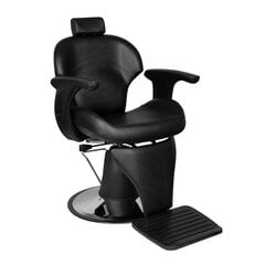 Профессиональное барберское кресло для парикмахерских и салонов красоты GABBIANO IGOR, черного цвета цена и информация | Мебель для салонов красоты | kaup24.ee