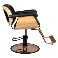 Профессиональное парикмахерское кресло VENICE, чёрного цвета цена и информация | Мебель для салонов красоты | kaup24.ee