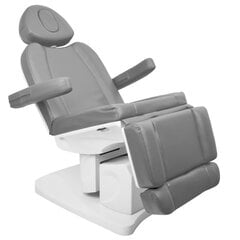 Электрическое косметическое кресло Azzurro 708A с 4 моторами, серое цена и информация | Мебель для салонов красоты | kaup24.ee