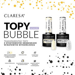 claresa top bubble black matt no -5g цена и информация | Лаки для ногтей, укрепители для ногтей | kaup24.ee