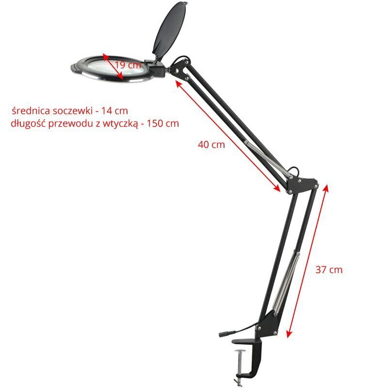 Suurenduslamp LED Moonlight 8013/6 цена и информация | Laualambid | kaup24.ee