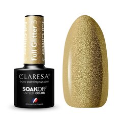Hübriidküünelakk Claresa Full Glitter 3, 5 g цена и информация | Лаки для ногтей, укрепители для ногтей | kaup24.ee
