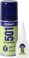 Pihustusliim aktivaatoriga Point 501 Fix Express, 100 ml hind ja info | Liimid | kaup24.ee