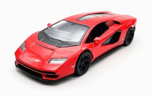 Игрушечный автомобиль KinSmart, Lamborghini Countach LPI 800-4, красный цвет цена и информация | Развивающий мелкую моторику - кинетический песок KeyCraft NV215 (80 г) детям от 3+ лет, бежевый | kaup24.ee