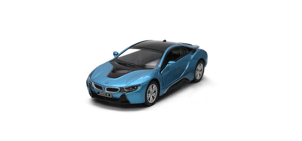 Mänguauto KinSmart, BMW i8, sinine цена и информация | Poiste mänguasjad | kaup24.ee