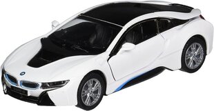 Mänguauto KinSmart, BMW i8, valge hind ja info | Poiste mänguasjad | kaup24.ee