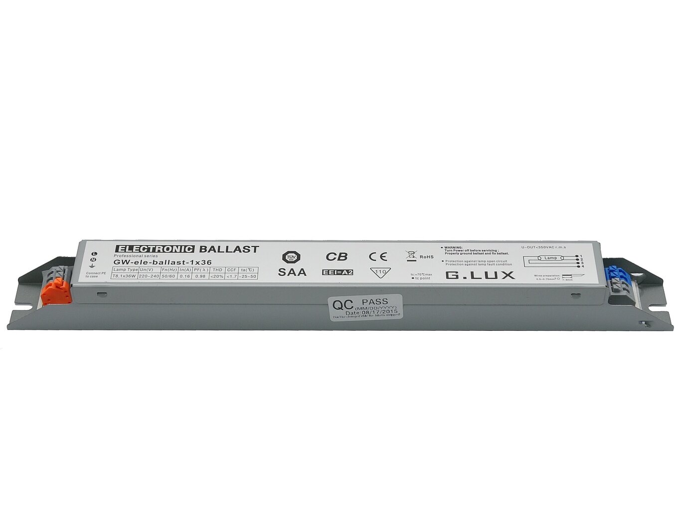 Hermeetiline IP65 lamp G.Lux GWP-1X36W hind ja info | Laelambid | kaup24.ee