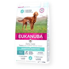 Eukanuba Daily Care kanaga tundliku seedetraktiga koertele, 2.3 kg цена и информация | Сухой корм для собак | kaup24.ee