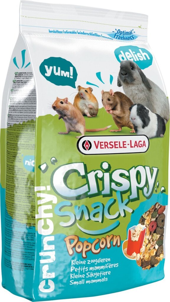 Küülikute ja näriliste suupiste Versele-Laga Crispy Snack Popcorn, 1,75 kg цена и информация | Toit väikeloomadele | kaup24.ee