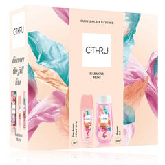 Kosmeetikakomplekt C-Thru Harmony Bliss naistele: deodorant 75 ml + dušigeel 250 ml hind ja info | Dušigeelid, õlid | kaup24.ee