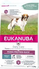 Eukanuba Daily Care täiskasvanud koertele pardiga, 2,3 kg hind ja info | Kuivtoit koertele | kaup24.ee