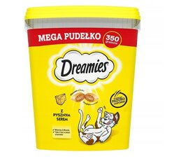 Dreamies Mega Box kassidele juustuga, 2x350 g hind ja info | Maiustused kassidele | kaup24.ee