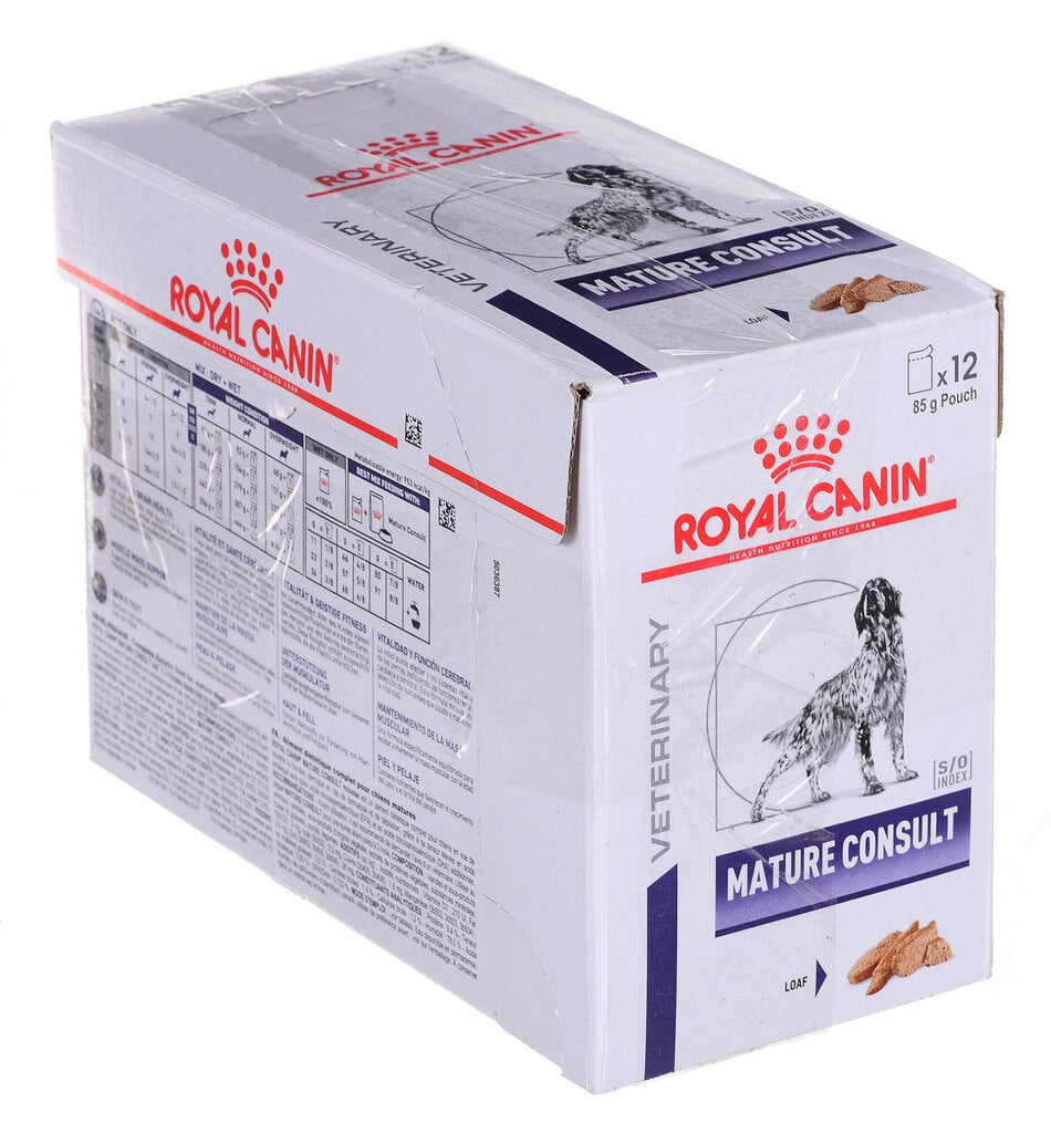 Royal Canin VHN Dog Mature Consult Loaf keskmist tõugu vanematele koertele, 12x85 g цена и информация | Konservid koertele | kaup24.ee