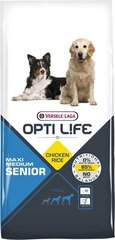 Versele-Laga Opti Life Senior Medium & Maxi для собак с курицей и рисом, 12,5 кг цена и информация | Сухой корм для собак | kaup24.ee