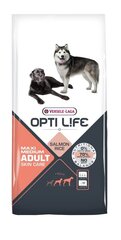 Versele-Laga Opti Life Adult Skin Care Medium & Maxi koertele lõhega, 12.5 kg hind ja info | Kuivtoit koertele | kaup24.ee