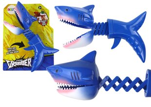 Погремушка "Кусающаяся акула", синяя цена и информация | Развивающий мелкую моторику - кинетический песок KeyCraft NV215 (80 г) детям от 3+ лет, бежевый | kaup24.ee