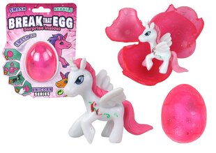 Maagiline ükssarviku muna 6cm, roosa hind ja info | Tüdrukute mänguasjad | kaup24.ee
