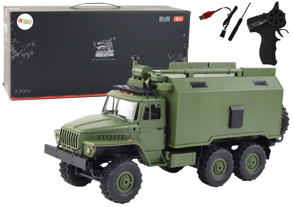 WPL B-36 kaugjuhitav sõjaline veoauto hind ja info | Poiste mänguasjad | kaup24.ee